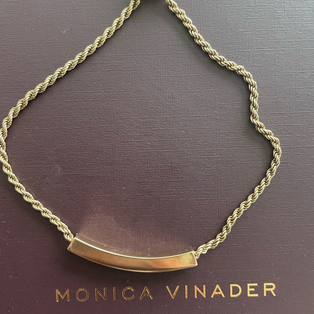 Monica Vinader Linear Chain Friendship Bracelet- great used condition